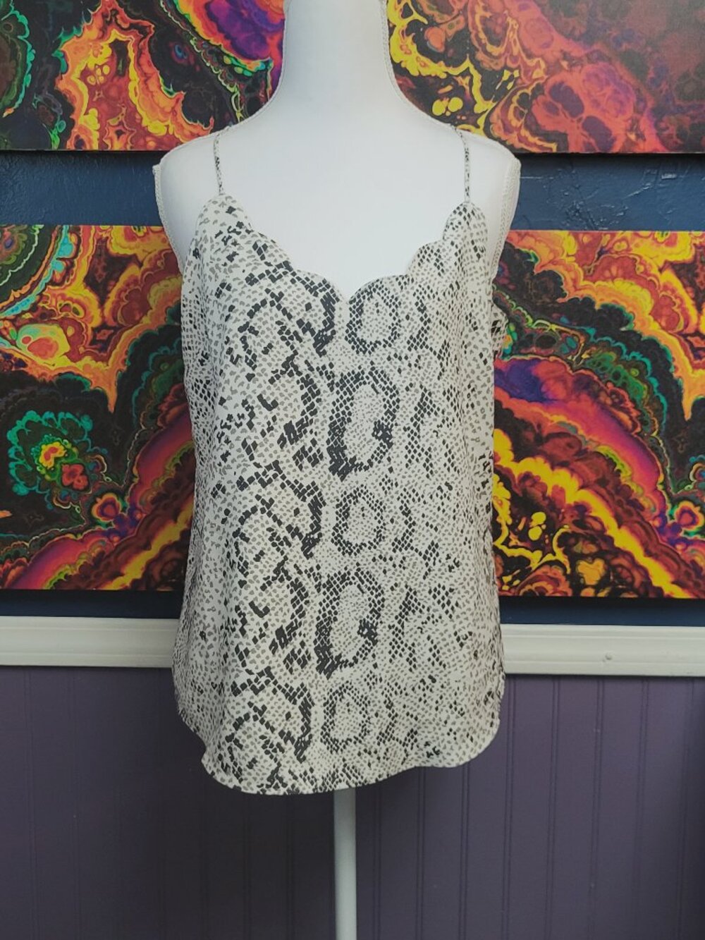 J.Crew ~ Sz 6 ~ Snake Print Cami ~ Excellent Condition